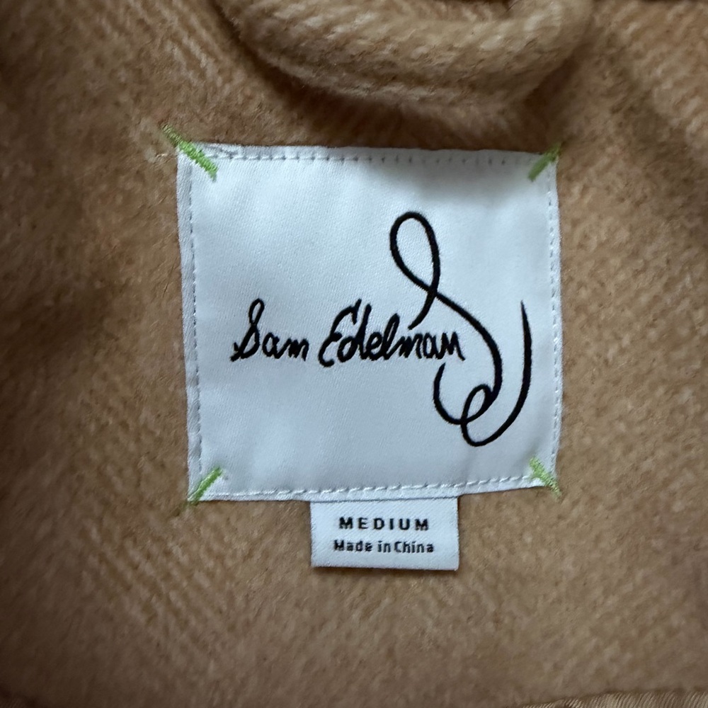 Womens Tan Coat - Picture 2 of 3